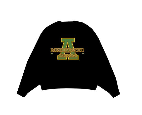 Black University Crewneck